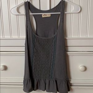 Gray Hollister tank